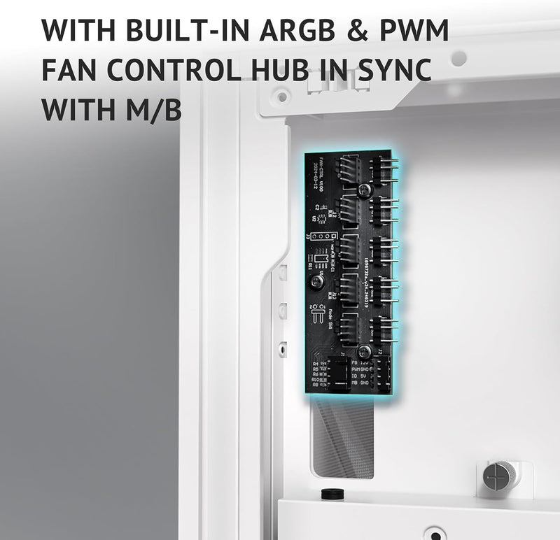 ANTEC FLUX PRO White 白色 Tempered Glass Full Tower E-ATX Case FLUX-PRO-WHITE_EUV