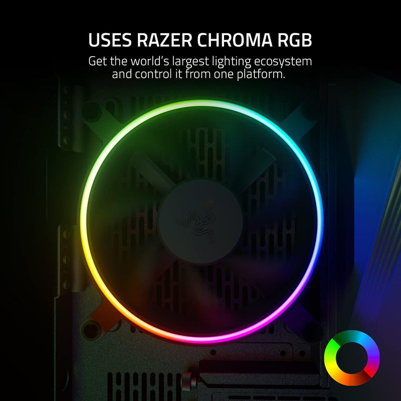 Razer Kunai Chroma 120mm ARGB LED PWM Performance Fan RC21-01800100-R3M1 