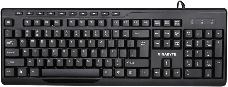 GIGABYTE KM6300 USB 有線鍵盤和滑鼠組合