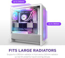 NZXT H5 FLOW RGB (2024) White 白色 Tempered Glass ATX Airflow Case CC-H52FW-R1