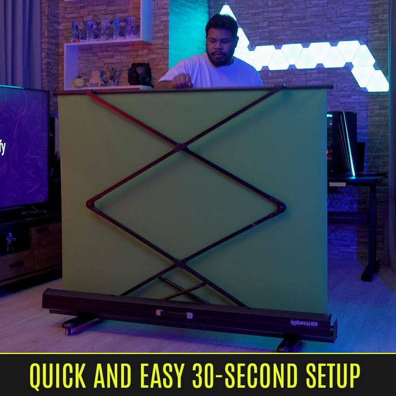 Streamplify Screen Lift 1.5m high green screen 