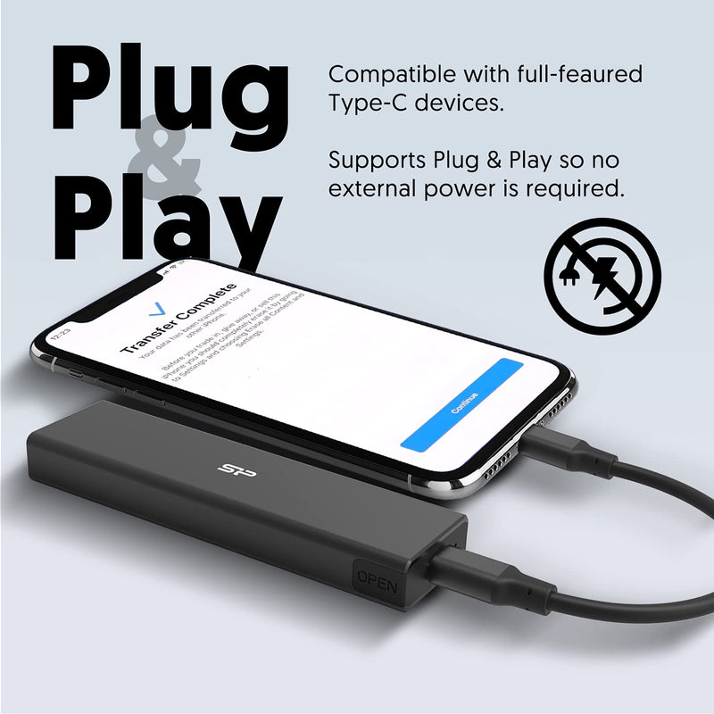 Silicon Power PD60 全鋁殼 M.2 PCIe NVMe SSD / M.2 SATA SSD Enclosure