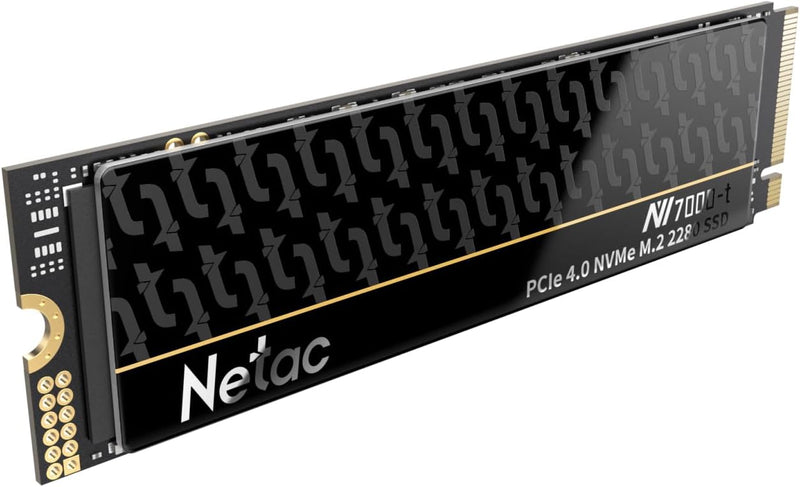 Netac NV7000-t 1TB M.2 PCIe Gen4x4 NVMe SSD (R7300/W6600/TBW640)