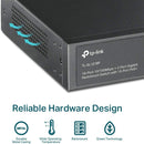 TP-Link TL-SL1218P 16 Port 10/100 Mbps 2 Port Gigabit Rackmount Switch with 16 Port PoE+ (150W)