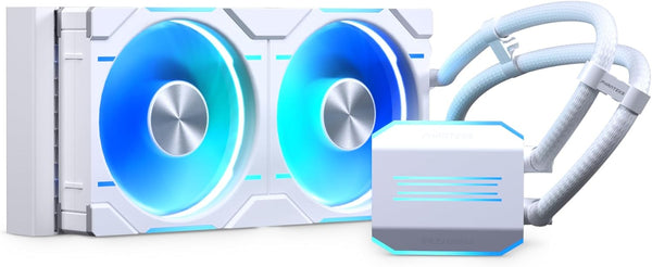 Phanteks Glacier One 240D30 D-RGB AIO Liquid CPU Cooler - WHITE (PH-GO240D30_DWT01) 