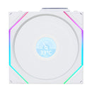 LIAN LI UNI FAN TL Wireless LCD 120mm Case Fan - WHITE (12TLLCD1W1W)