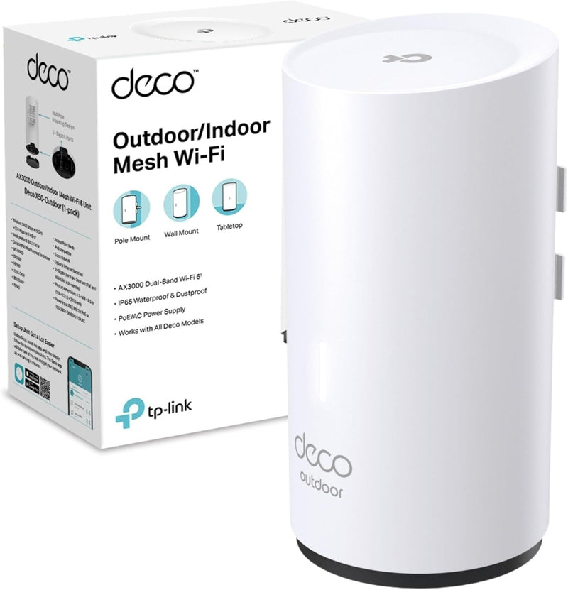 TP-Link Deco X50-Outdoor AX3000 Whole Home Mesh Wi-Fi 6 Unit