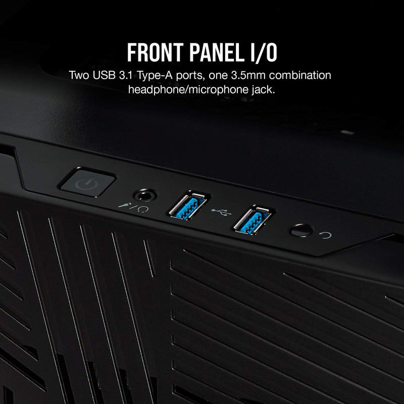 CORSAIR Carbide 275R AIRFLOW Black 黑色 Tempered Glass ATX Case CC-9011181-WW
