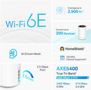 TP-Link Deco XE75 Pro AXE5400 Tri-band 2.5G WAN/LAN Mesh WiFi 6E System (1件裝)