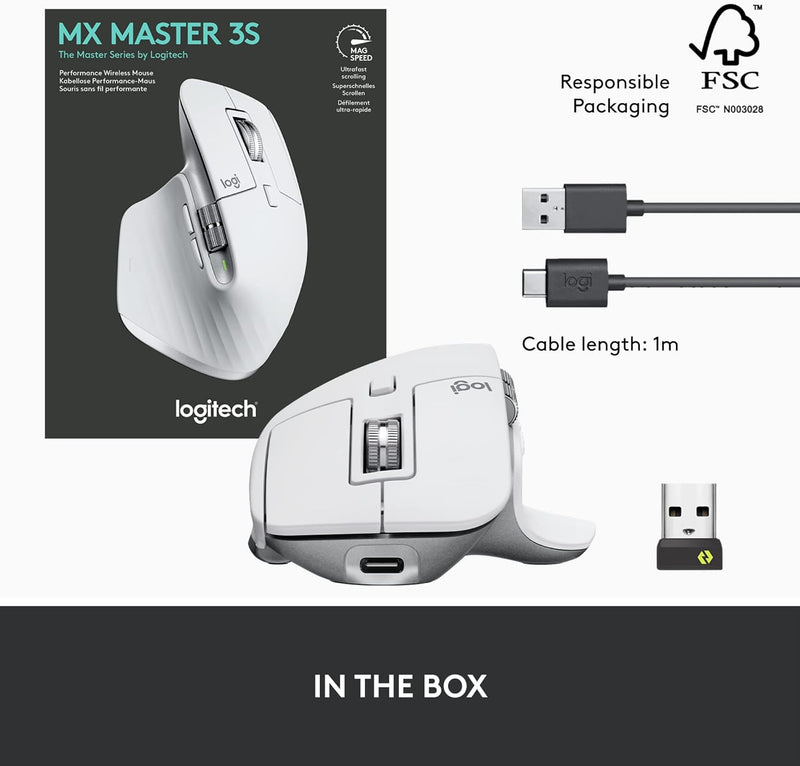 新品未使用　logicool MX MASTER 3S ホワイト MX Master 3S For Mac