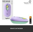 Logitech POP Wireless Mouse with Emoji Button Function - Daydream Mint 夢幻紫 910-006515 原裝行貨