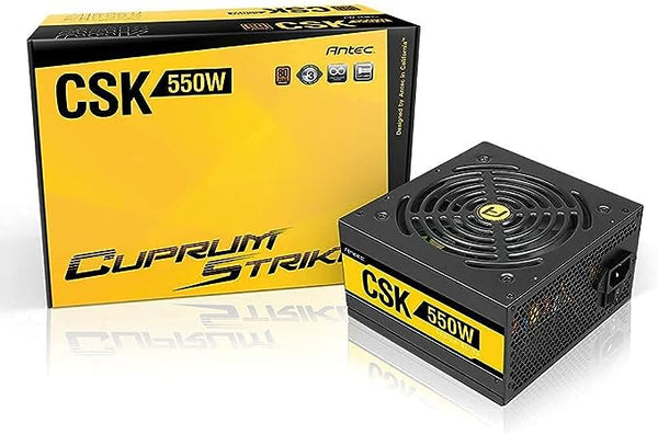 ANTEC 550W CUPRUM STRIKE CSK 80Plus Bronze Power Supply (CSK550-GB)