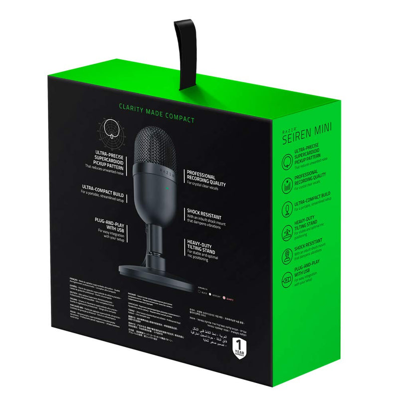 Razer Seiren V3 Mini Ultra-Compact USB Microphone RZ19-05050100-R3M1