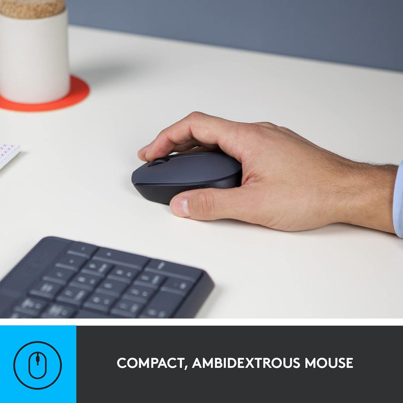 Logitech MK235 無線滑鼠鍵盤組 (中文版) - Black 黑色 920-007943 原裝行貨