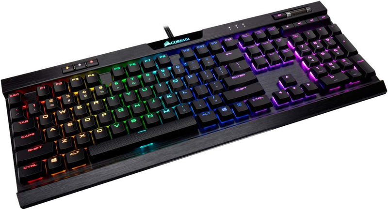 Corsair K70 RGB MK.2 Low Profile RAPIDFIRE Mechanical Gaming Keyboard - CHERRY® MX Low Profile Speed ​​CH-9109018-NA 