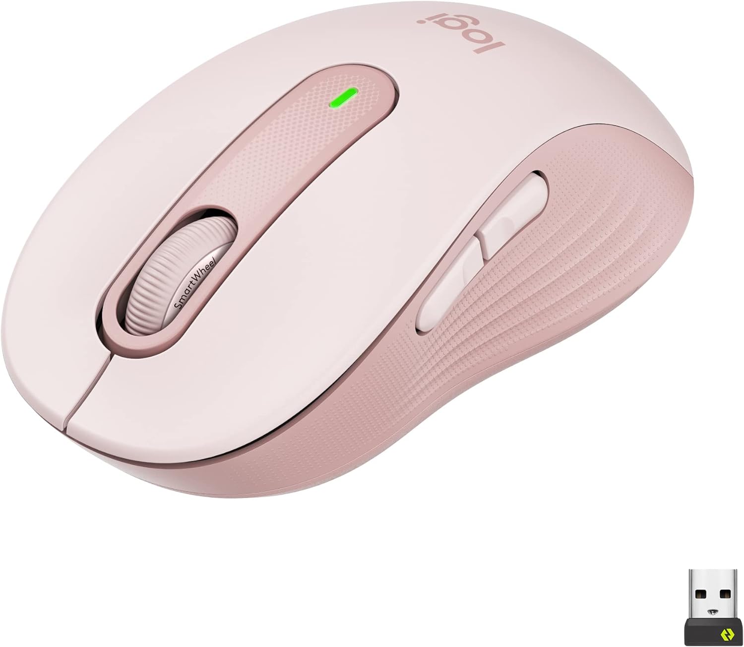 Logitech Signature M650 Silent Wireless Mouse 靜音無線滑鼠 - Rose Pink 玫瑰粉色