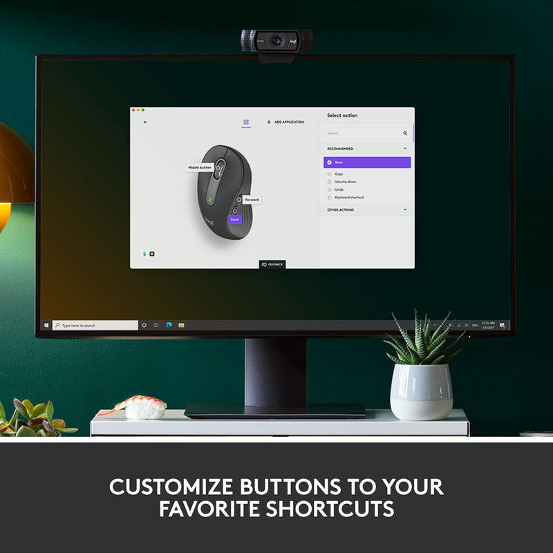 Logitech Signature M650 Silent Wireless Mouse 靜音無線滑鼠 - Graphite 石墨灰色 (910-006259)