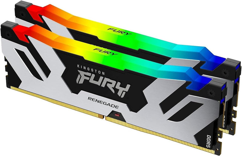 Kingston 64GB Kit (2x32GB) KF560C32RSAK2-64 Fury Renegade RGB Black 黑色 DDR5-6000MHz Memory