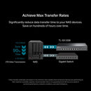 TP-Link TL-SX1008 8-Port 10G Multi-Gigabit Switch Unmanaged Ethernet Switch Desktop / Rackmount