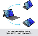 Logitech Slim Folio Pro 藍牙鍵盤保護殼(iPad Pro 11" 第 1、2代用) 920-009720 原裝行貨