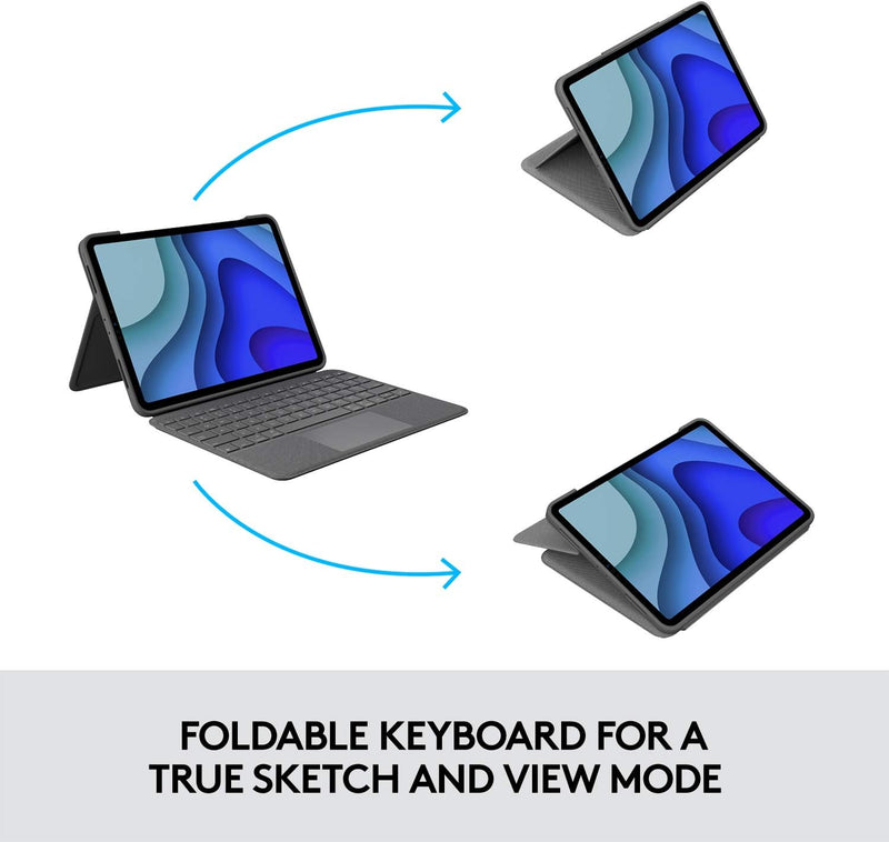 Logitech Slim Folio Pro Bluetooth Keyboard Case (for iPad Pro 11" 1st and 2nd generation) 920-009720 Original licensed product