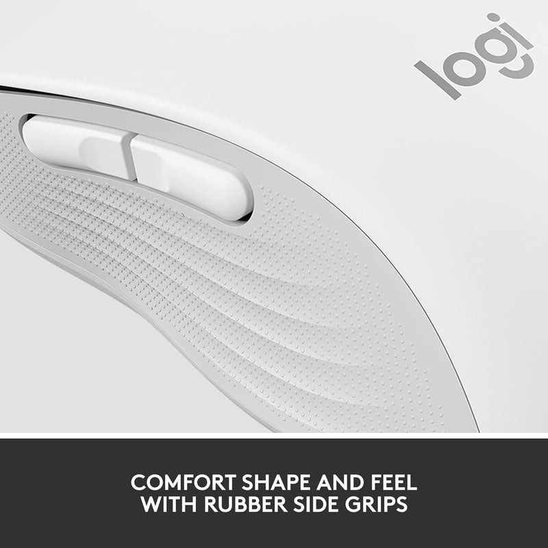 Logitech Signature M650 Silent Wireless Mouse Silent Wireless Mouse-Pearl White Pearl White 910-006261 Original licensed product 