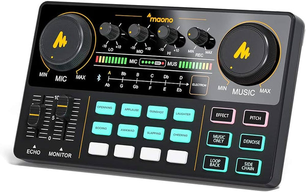 Maono Maonocaster Lite AU-AM200 Sound Console Mixer entry-level multi-functional portable broadcast mixer 