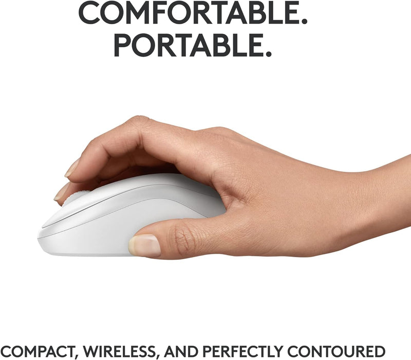 Logitech M240 靜音藍牙滑鼠 - Off White 白灰色 910-007123 原裝行貨