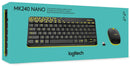 Logitech MK240 Nano 無線滑鼠鍵盤組 (中文版) - Black 黑色 920-008207 原裝行貨