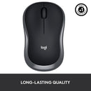 Logitech M185 無線滑鼠 - Fog Gray 霧灰 910-002258 原裝行貨