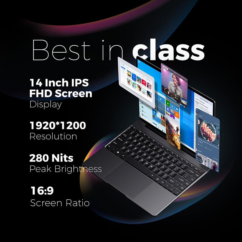 CHUWI CoreBook X (i5) 筆記型電腦 (14" 2160x1440 /Intel i5-12450H / 16GB DDR4 / 1TB SSD / Wifi6+BT5.1 / W11H) (2年保養) NB-CBXI51T