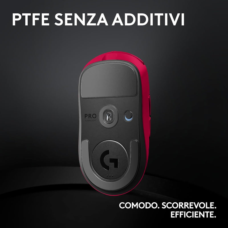 Logitech G Pro X Superlight 2 Lightspeed Wireless Gaming Mouse 無線遊戲滑鼠 - Pink 粉紅色 910-006799 原裝行貨