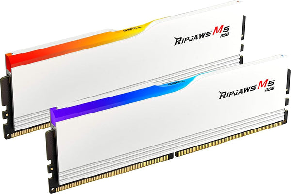 G.SKILL 32GB Kit (2x16GB) Ripjaws M5 RGB White 白色 F5-6400J3648F16GX2-RM5RW DDR5 6400MHz Memory