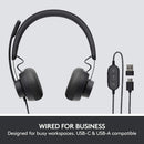 Logitech Zone Wired Headset With Microphone (Teams Version) 981-001096 原裝行貨