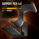 Antec PCI-E 4.0 Riser Cable With Vertical Bracket Cable Kit (200mm) - (黑色) Black (AT-RCVB-BK200-PCIE-RTX40)