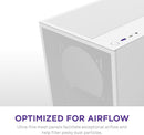 NZXT H5 FLOW RGB (2024) White 白色 Tempered Glass ATX Airflow Case CC-H52FW-R1