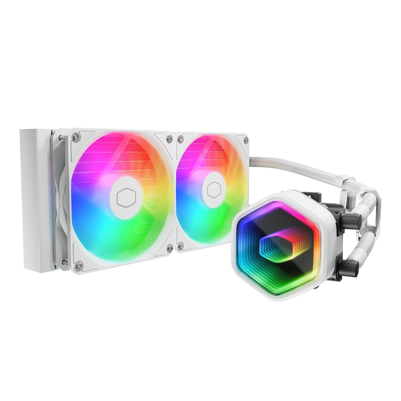 Cooler Master MASTERLIQUID ML240L CORE II ARGB WHITE 白色 240mm Liquid CPU Cooler MLW-D24M-A18PA-RW