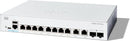 Cisco Catalyst 1300 8-Port Gigabit Ethernet + 2-Port Combo Advanced Security Managed Switch (C1300-8T-E-2G-UK/NE-138TE2G)
