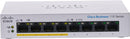 Cisco Business CBS110 8-Port Gigabit (4-Port with PoE, total 32W) PoE Switch (CBS110-8PP-D-UK / NE-1108PPD)