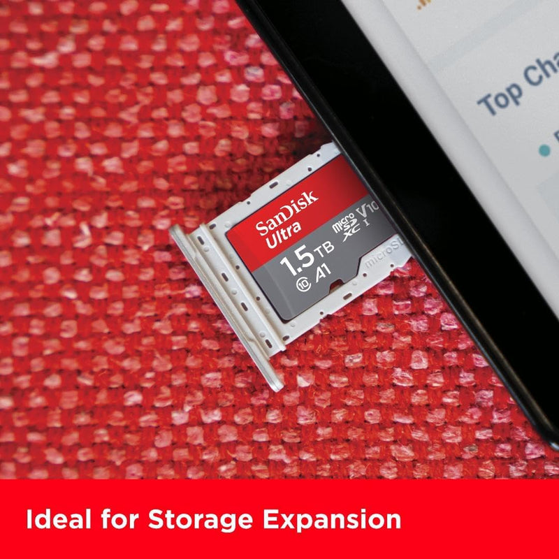 SanDisk 1.5TB Ultra microSDXC (A1, CL10, 150MB/s) SDSQUAC-1T50-GN6MN 772-4573