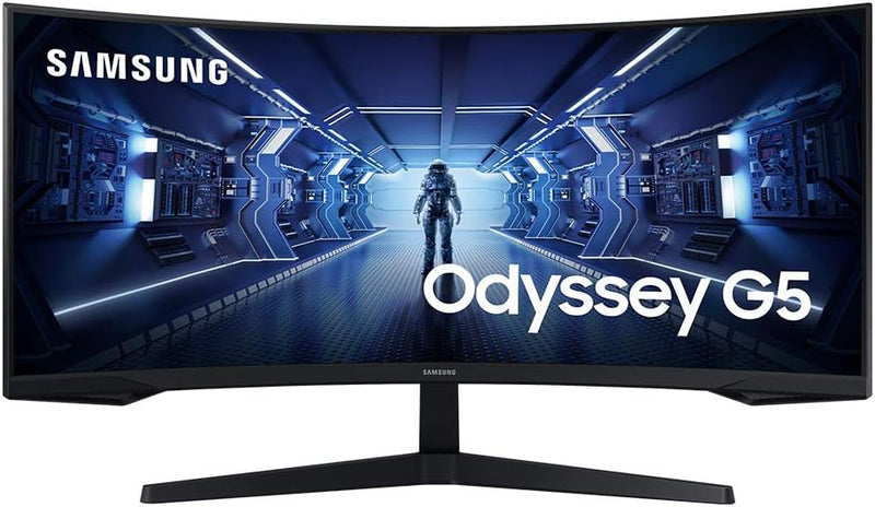Samsung 34" Odyssey G5 LC34G55TWWCXXK 165Hz 3440x1440 VA (21:9) Curved Gaming Monitor 