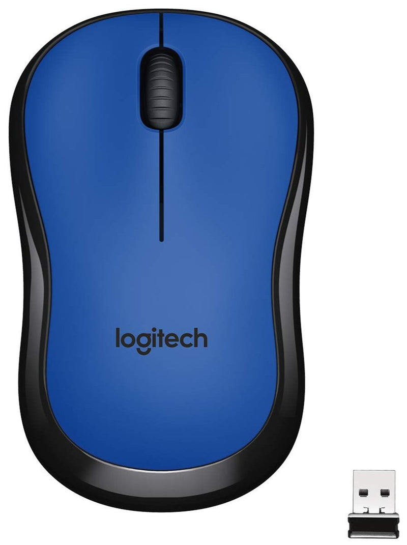 Logitech M221 Silent Wireless Silent Mouse-Blue Blue 910-004887 Original licensed product 