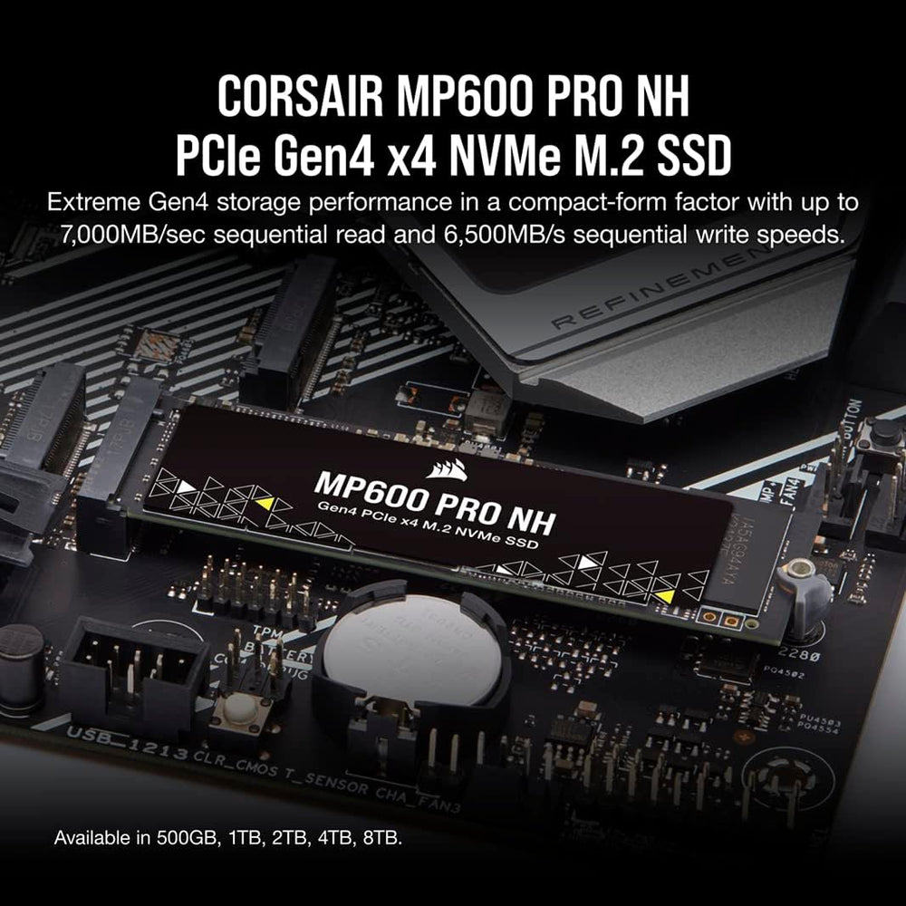 CORSAIR 4TB MP600 PRO NH CSSD-F4000GBMP600PNH M.2 2280 PCIe Gen4 x4 SS