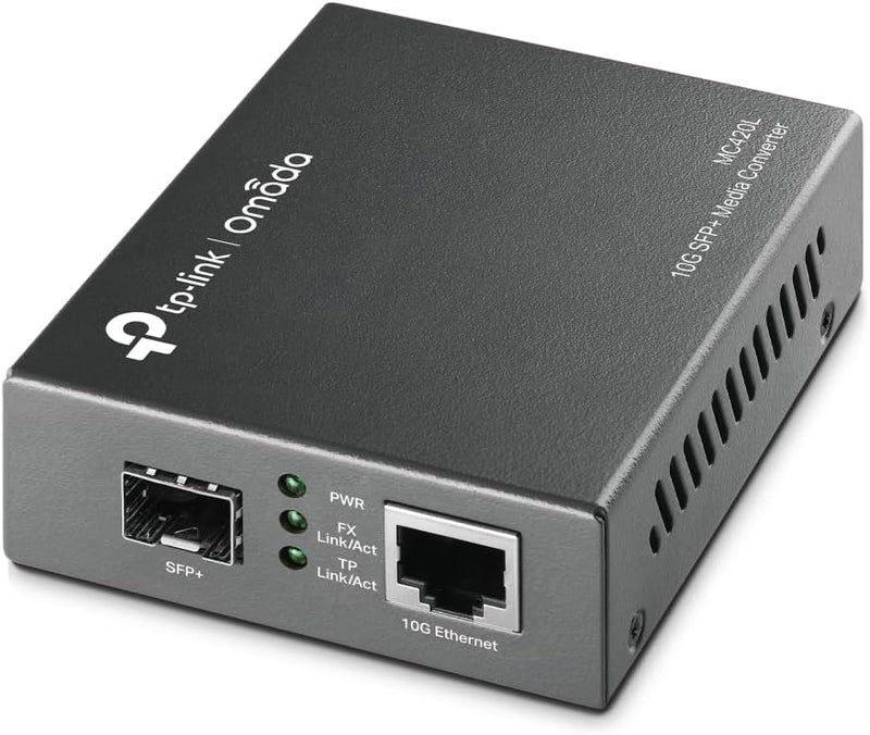 TP-Link MC420L Omada 10G Multi-Gigabit RJ45 to 10G SFP+ Slot Supporting MiniGBIC Modules (TP-NE-MC240L)
