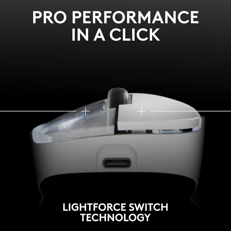 Logitech G Pro X Superlight 2 DEX 無線電競滑鼠 - White 白色 910-007367 原裝行貨