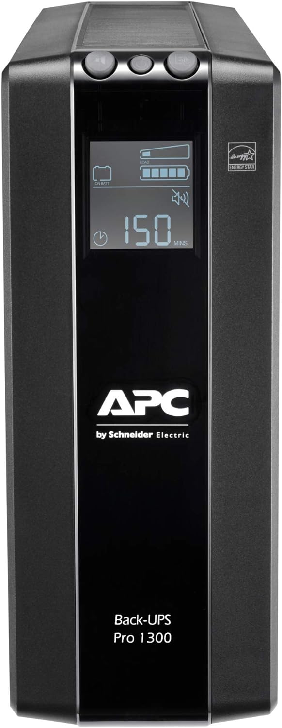 APC Back-UPS Pro RS BR1300MI 1300VA, 8 Outlets, AVR, LCD Interface 