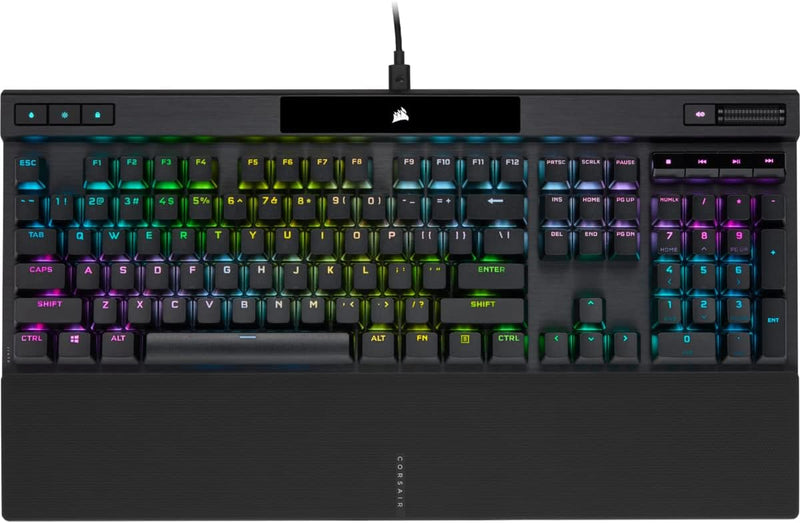 【CORSAIR 5月份電競產品優惠】Corsair K70 RGB PRO Mechanical Gaming Keyboard with PBT DOUBLE SHOT PRO Keycaps - CHERRY® MX Red CH-9109410-NA