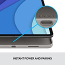 Logitech Combo Touch 鍵盤護殼配備觸控板(iPad Pro 12.9" 第5代用) 920-010215 原裝行貨