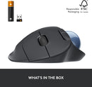 Logitech Ergo M575. Trackball Mouse 無線軌跡球滑鼠 - Graphite 石墨灰色 910-005873 原裝行貨
