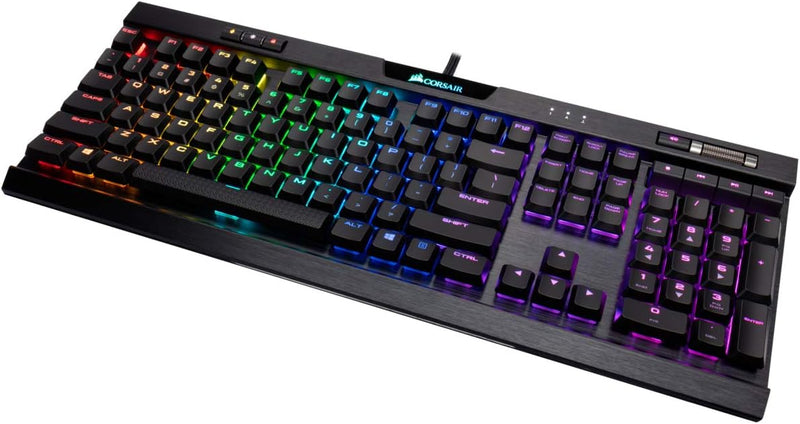 Corsair K70 RGB MK.2 Low Profile RAPIDFIRE Mechanical Gaming Keyboard - CHERRY® MX Low Profile Speed ​​CH-9109018-NA 